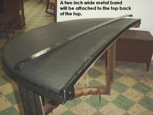 Metal Band Attached to top