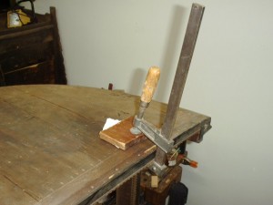 Repair to crack on the front top